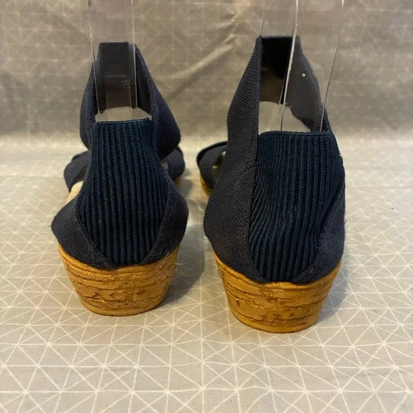 Charleston Shoe Company Peachtree Sandals in Navy 8 - Picture 4 of 7